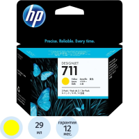 Картридж струйный Hp 711 CZ136A, желтый