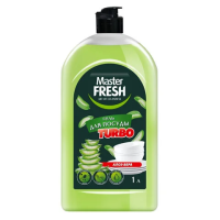 Средство для мытья посуды 1 л MASTER FRESH TURBO 'Алоэ вера', гель, флип-топ, С0008037