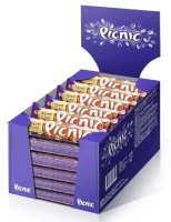 Батончик Picnic Грецкий орех шоколадный, 52г x 35 шт