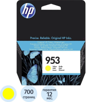 Картридж струйный Hp 953 F6U14AE, желтый