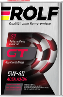 Масло моторное Rolf GT 5W-40 Api SN/CF синтетическое, 4л