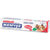 Зубная паста Новый Жемчуг кальций, 75мл
