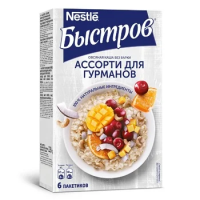 Каша Быстров Гурме ассорти, 6шт х 38г