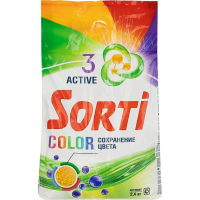 Стиральный порошок Sorti Color 2.4кг, автомат
