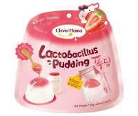 Пудинг Clever Mama с лактобактериями и клубникой, 115г