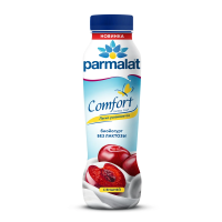 Йогурт питьевой Parmalat с вишней безлактозный 1.5%, 290г