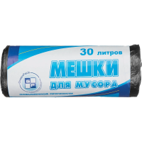Мешки для мусора Gren Pack ПНД 30л, 10мкм, 25 шт