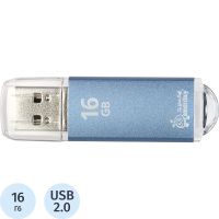 USB флешка Smartbuy V-Cut 16Gb, 20/10 мб/с, синий