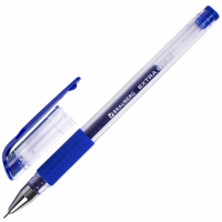 Гелевая ручка Brauberg Extra Gt Needle синяя, 0.35мм, прозрачный корпус