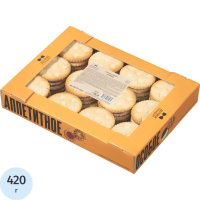 Печенье Деловой Стандарт сдобное ШОККО, глазированное, 420 гр