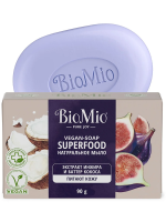 Мыло туалетное Biomio Vegan Soap Экстракт инжира и масла кокоса, 90г