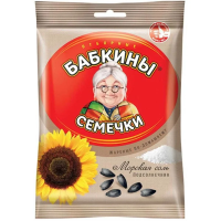 Семечки жареные Бабкины соленые, 100г