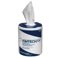 Протирочные салфетки Kimberly-Clark Kimitech с центральной вытяжкой, 225шт, 17,8х17,8 см, белые, 61930