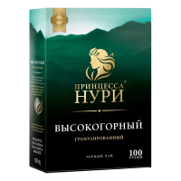 Чай Принцесса Нури Высокогорный, черный, листовой, гранулированный, 100 г