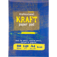 Папка для рисования Kroyter А4, 140г/м2, 20 листов
