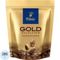 Кофе растворимый Tchibo Gold Selection, 285г, пакет