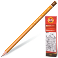 Карандаш чернографитный Koh-I-Noor 1500 4H, заточенный