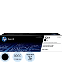 Тонер-картридж Картридж лазерный HP 106A W1106A чер. для 107/MFP 135/137