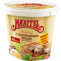 Майонез Махеевъ С перепелиным яйцом, 800г, 50.5%