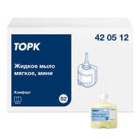 Жидкое мыло в картридже Tellus (tork) Мягкое мини S2, 475мл, 420512