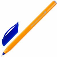 Шариковая ручка Brauberg Extra Glide Orange синяя, 0.7мм, оранжевый корпус, одноразовая