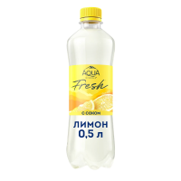 Вода Aqua Minerale Fresh с соком лимона негазированная, 500мл