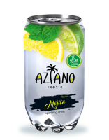 Напиток Aziano Мохито газированный, 350мл x 12 шт