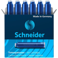 Картридж для перьевой ручки Schneider синий, 6шт/уп