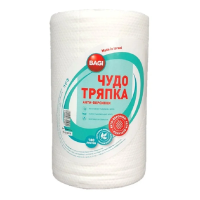 Салфетка рулонная Bagi Чудо Тряпка, 20х20см, вискоза/ целлюлоза/ хлопок/ полиэстер, 180шт/уп, в рулоне