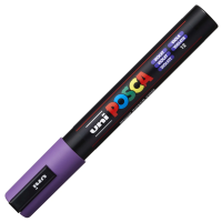 Маркер акриловый Uni Posca PC-5M фиолетовый, 1.8 - 2.5 мм, круглый