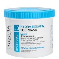 Маска для волос Aravia Professional Sos кератиновая, 550мл