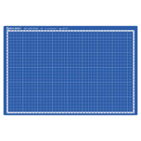 Коврик (мат) для резки BRAUBERG EXTRA 5-слойный, А3 (450х300 мм), двусторонний, толщина 3 мм, синий, 237177