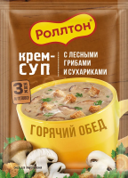 Крем-суп Роллтон с лесными грибами и сухариками, 21г