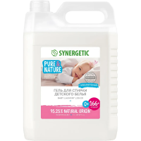 Гель для стирки Synergetic для детского белья, 5л