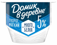 Творог Домик в деревне мягкий 5%, 150г