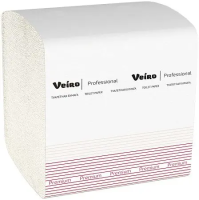 Туалетная бумага листовая Veiro Professional Premium 2 слоя, 250 листов,  белая, TV302