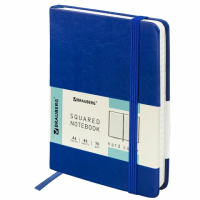 Записная книжка Brauberg Metropolis Special, А6, 80 листов, в клетку, на спирали