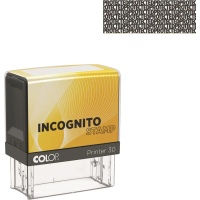 Штамп для засекречивания печатной информации Colop Printer 30/L Incognito 47х18мм, желтый