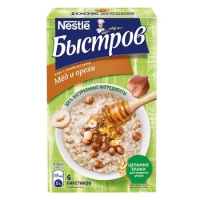 Каша Быстров мед и орехи, 6шт х 40г