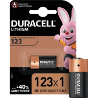 Батарейка Duracell Ultra CR123, 3В, литиевая