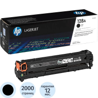 Картридж лазерный Hp CE320A, черный