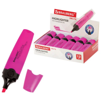 Текстовыделитель Brauberg Delta розовый, 1-5мм