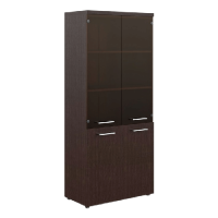 Шкаф высокий Skyland Torr-Z THC 85.2, венге магия, 854х452х1968мм, комбинированный, с топом