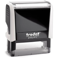 Оснастка для прямоугольной печати Trodat Printy 47х18мм, белая-черная, 4912