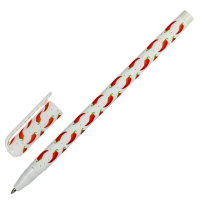 Шариковая ручка Brauberg Soft Touch Stick синяя, 0.35мм, Chilli Pepper