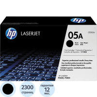 Картридж лазерный Hp CE505A, черный