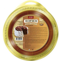 Коржи для торта Русский Бисквит темный, 400г