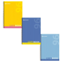 Тетрадь Brauberg One Color, A4, 96 листов, в клетку, на спирали, мелованный картон/ лак