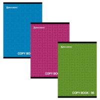 Тетрадь Brauberg Монохром, А4, 96 листов, в клетку, на скрепке, мелованный картон/ лак
