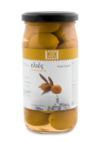 Оливки Just Greece зеленые с косточкой, 360г